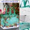 8 Pcs Christmas Bags with Handles Reusable Large Non-Woven Tote Gifts